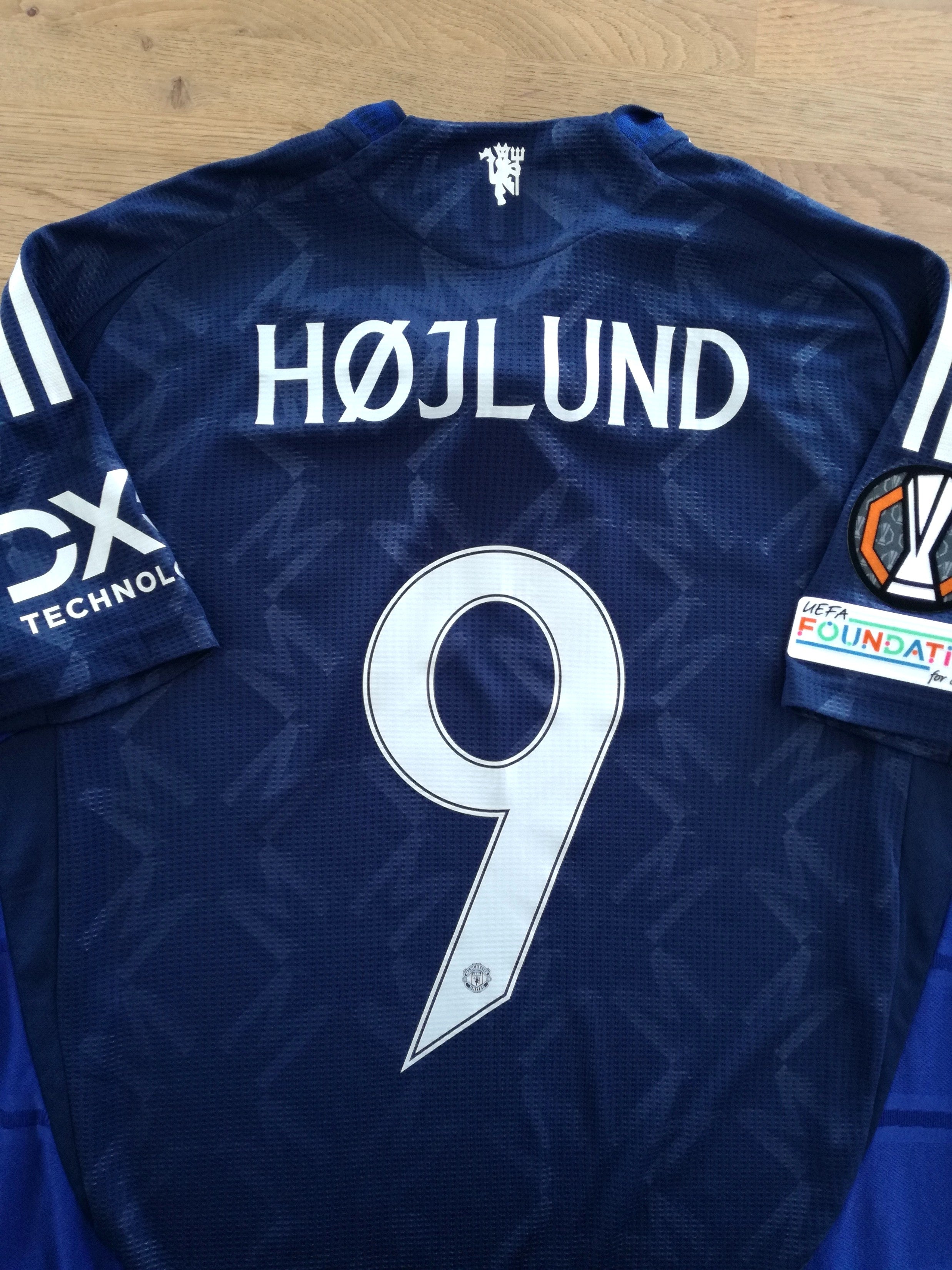 2024/25 Man Utd Away Europa League Authentic Football Shirt Højlund #9