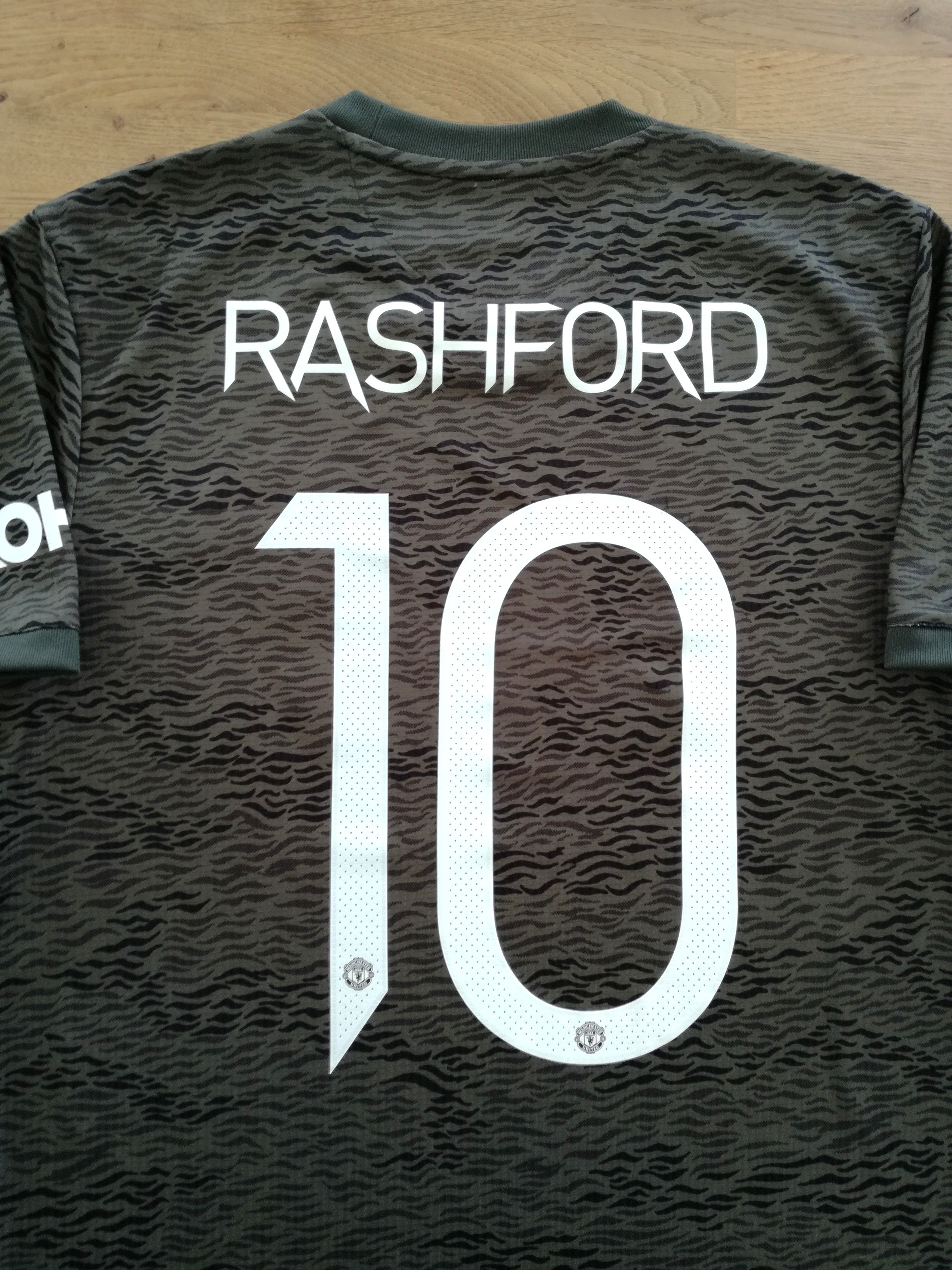 2020/21 Man Utd Away Authentic Football Shirt Rashford #10