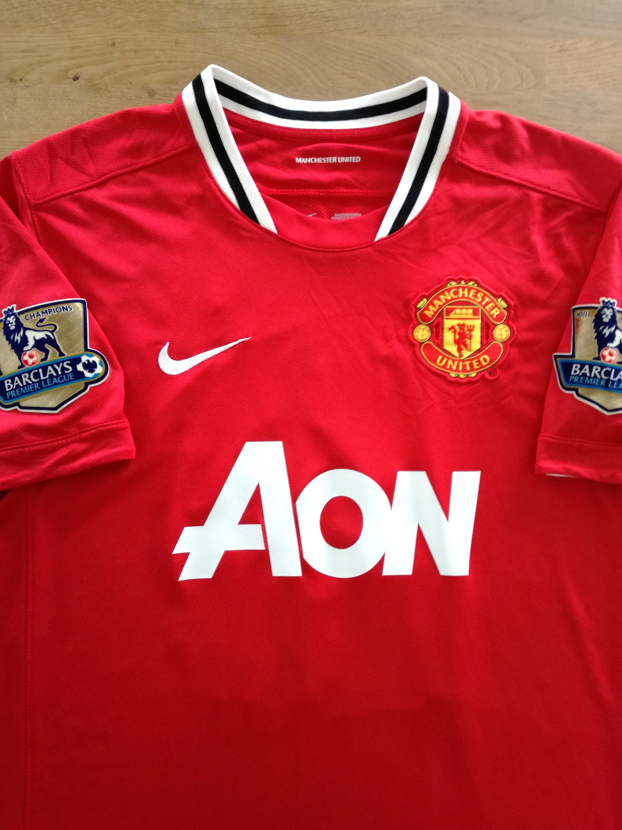 2011/12 Man Utd Home Premier League Football Shirt