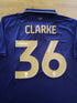 2023/24 AFC Wimbledon 3rd Football League Shirt Clarke #36
