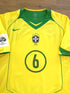 2004/05 Brazil Home 'World Cup Qualifiers' Football Shirt R. Carlos #6
