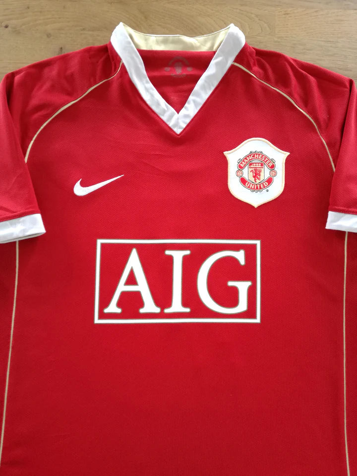 2006/07 Man Utd Home Premier League Football Shirt