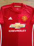 2016/17 Man Utd Home Football Shirt
