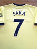 2021/22 Arsenal Away Premier League Football Shirt Saka #7
