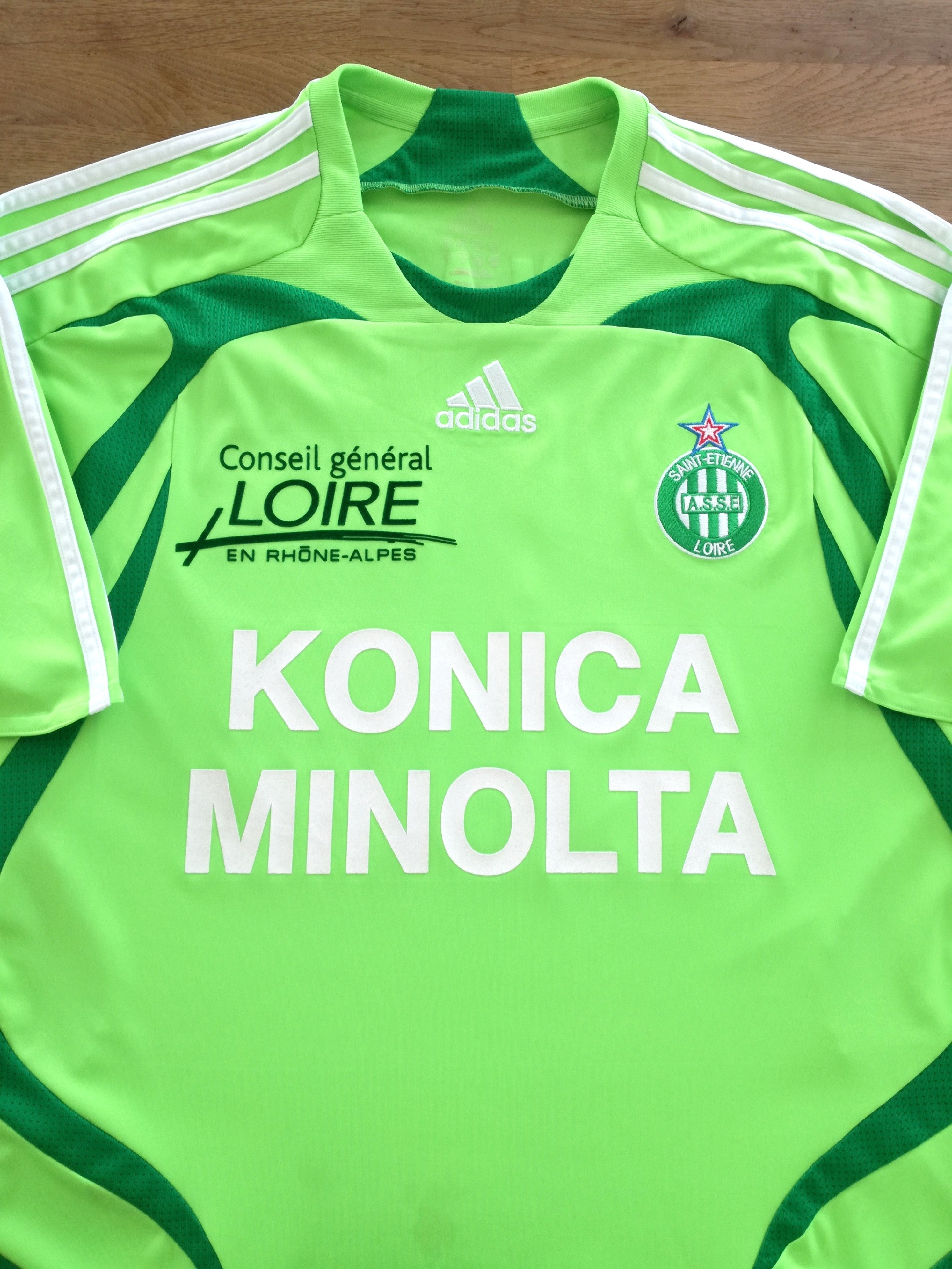 2007/08 Saint Etienné Away Ligue 1 Football Shirt