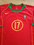 2004/05 Portugal Home Football Shirt C.Ronaldo #17 (XL)