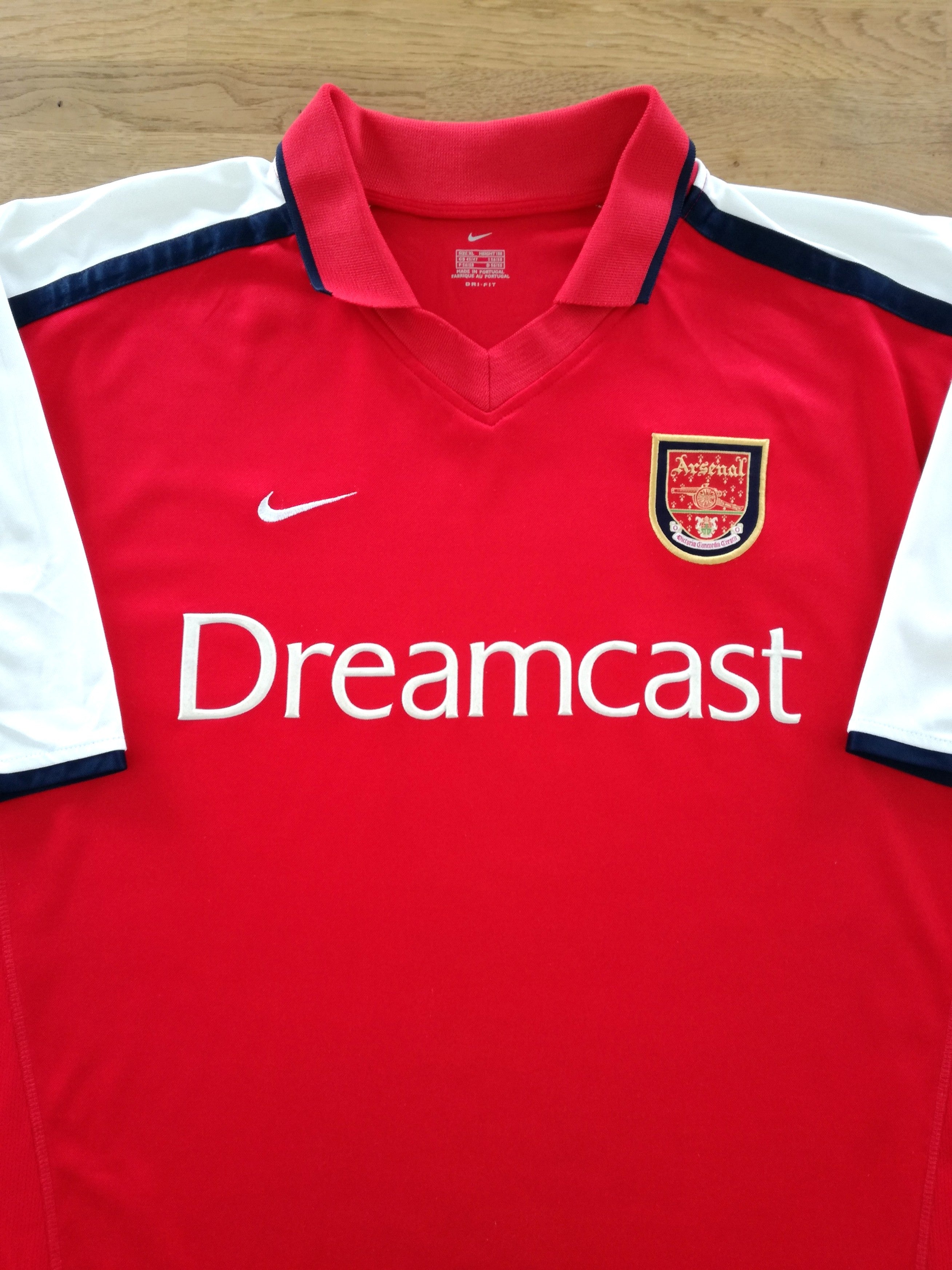 2000/01 Arsenal Home Football Shirt
