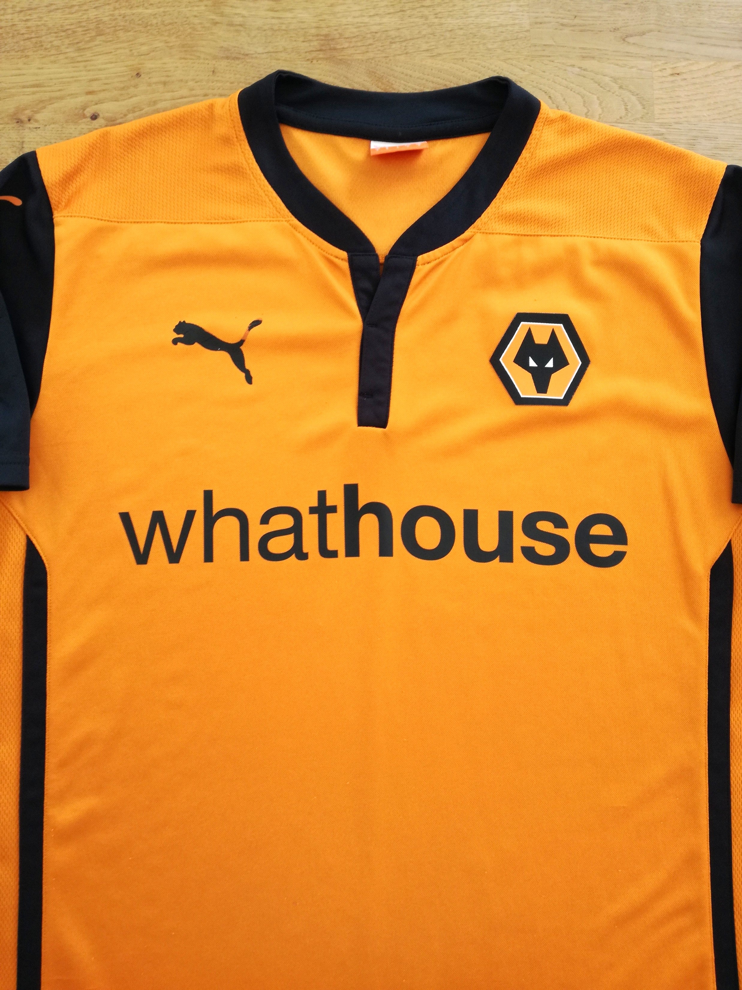 2014/15 Wolves Home Football Shirt