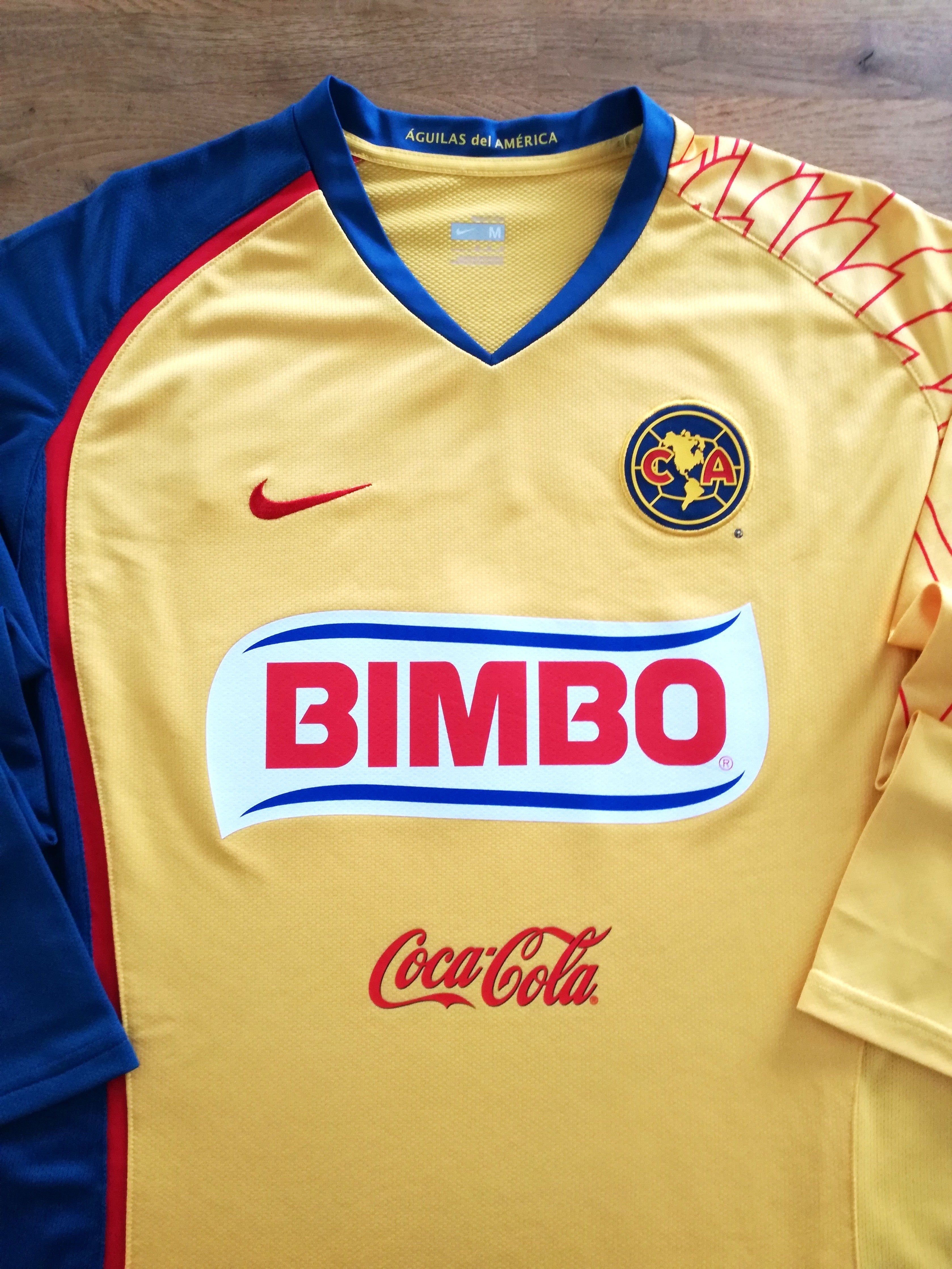 2007/08 Club America Home Long Sleeve Football Shirt