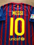 2011/12 Barcelona Home La Liga Football Shirt Messi #10 (M)