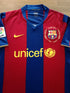 2007/08 Barcelona Home La Liga Football Shirt