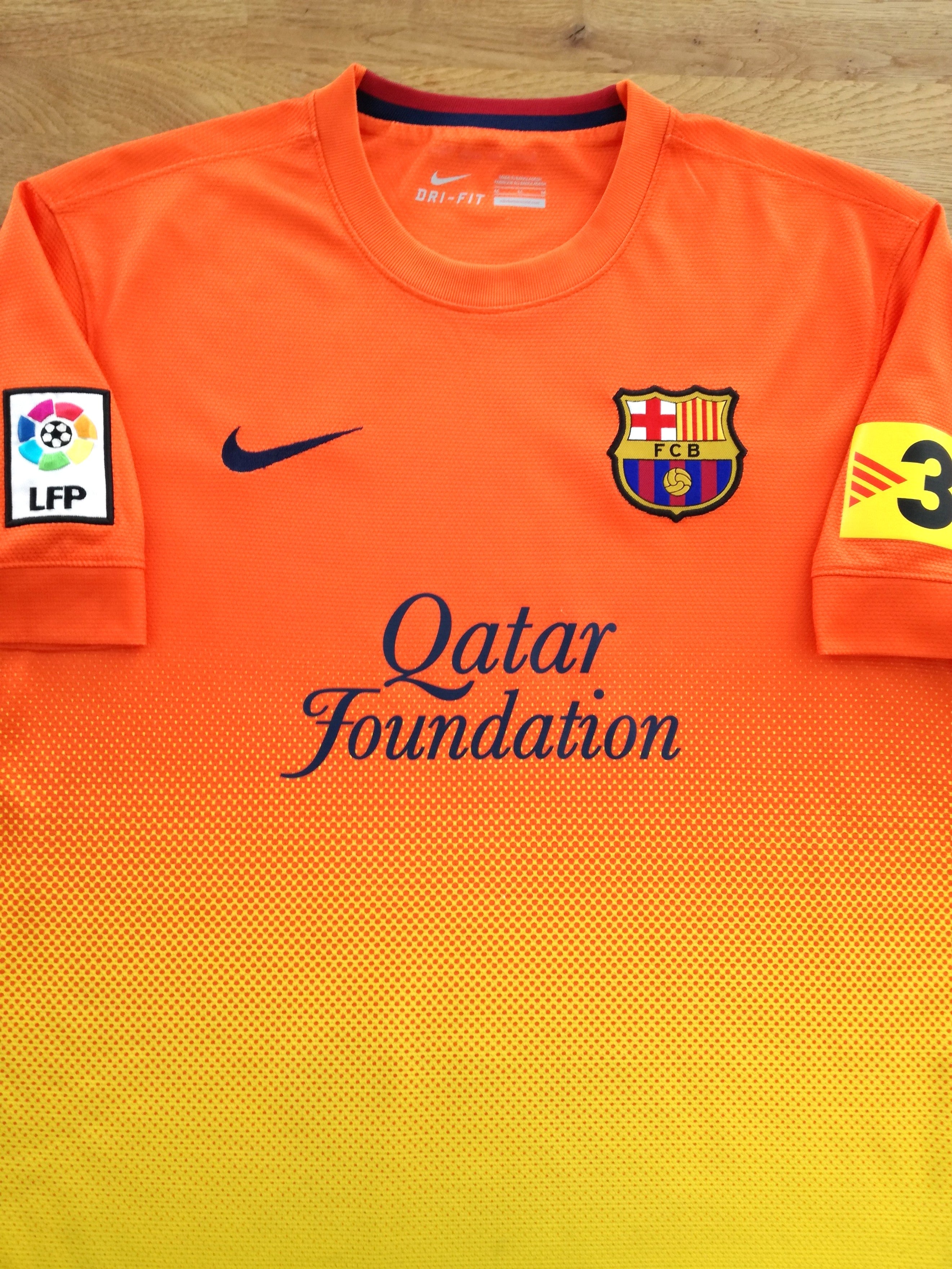 2012/13 Barcelona Away La Liga Football Shirt