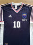 1998 FR Yugoslavia Home World Cup Football Shirt Stojković #10 (L)