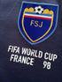 1998 FR Yugoslavia Home World Cup Football Shirt Stojković #10 (L)
