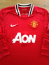 2011/12 Man Utd Home Long Sleeve Football Shirt