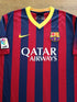 2013/14 Barcelona Home La Liga Football Shirt