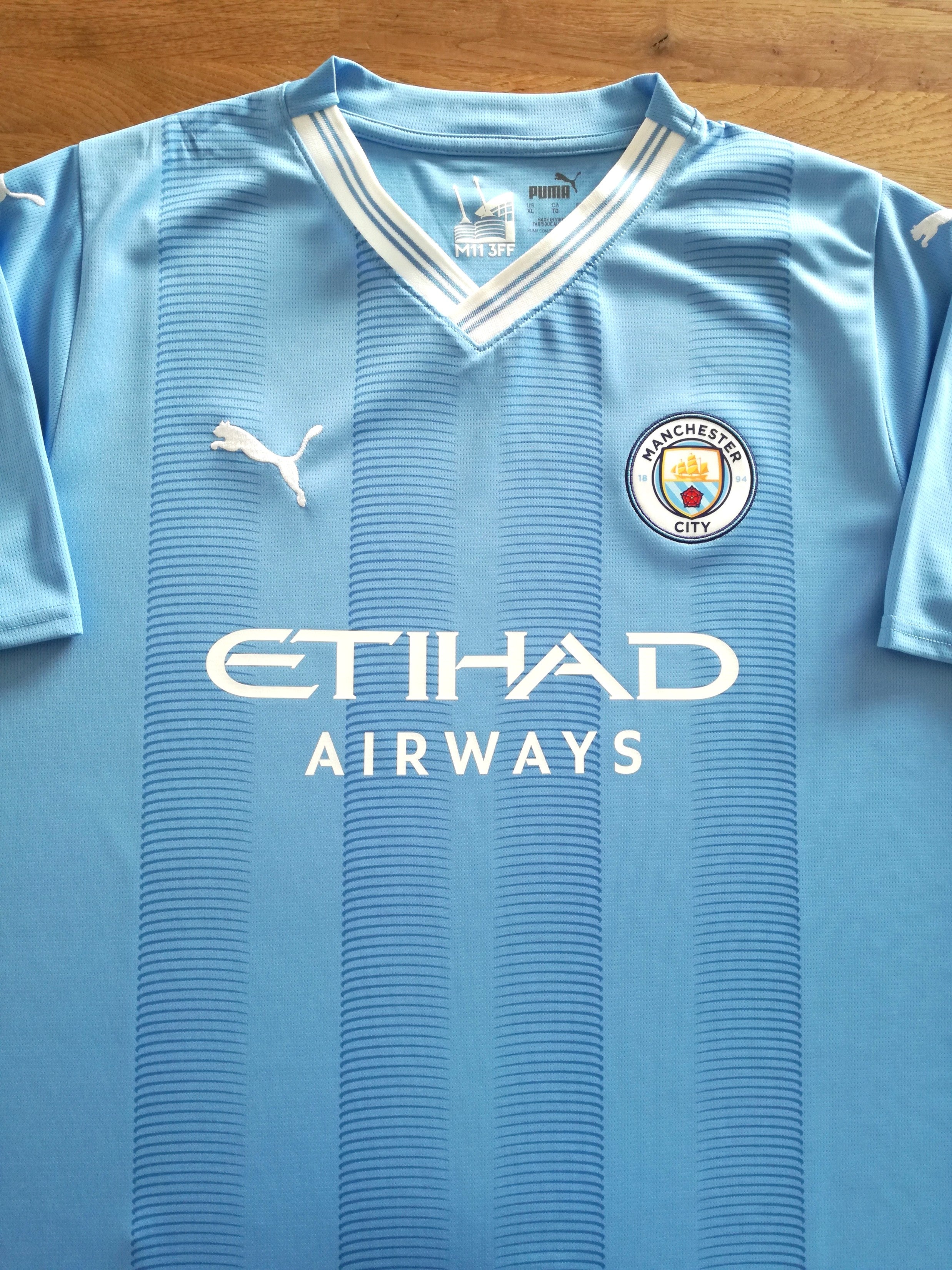 2023/24 Man City Home Football Shirt