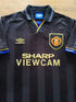 1993/94 Man Utd Away Football Shirt (M)