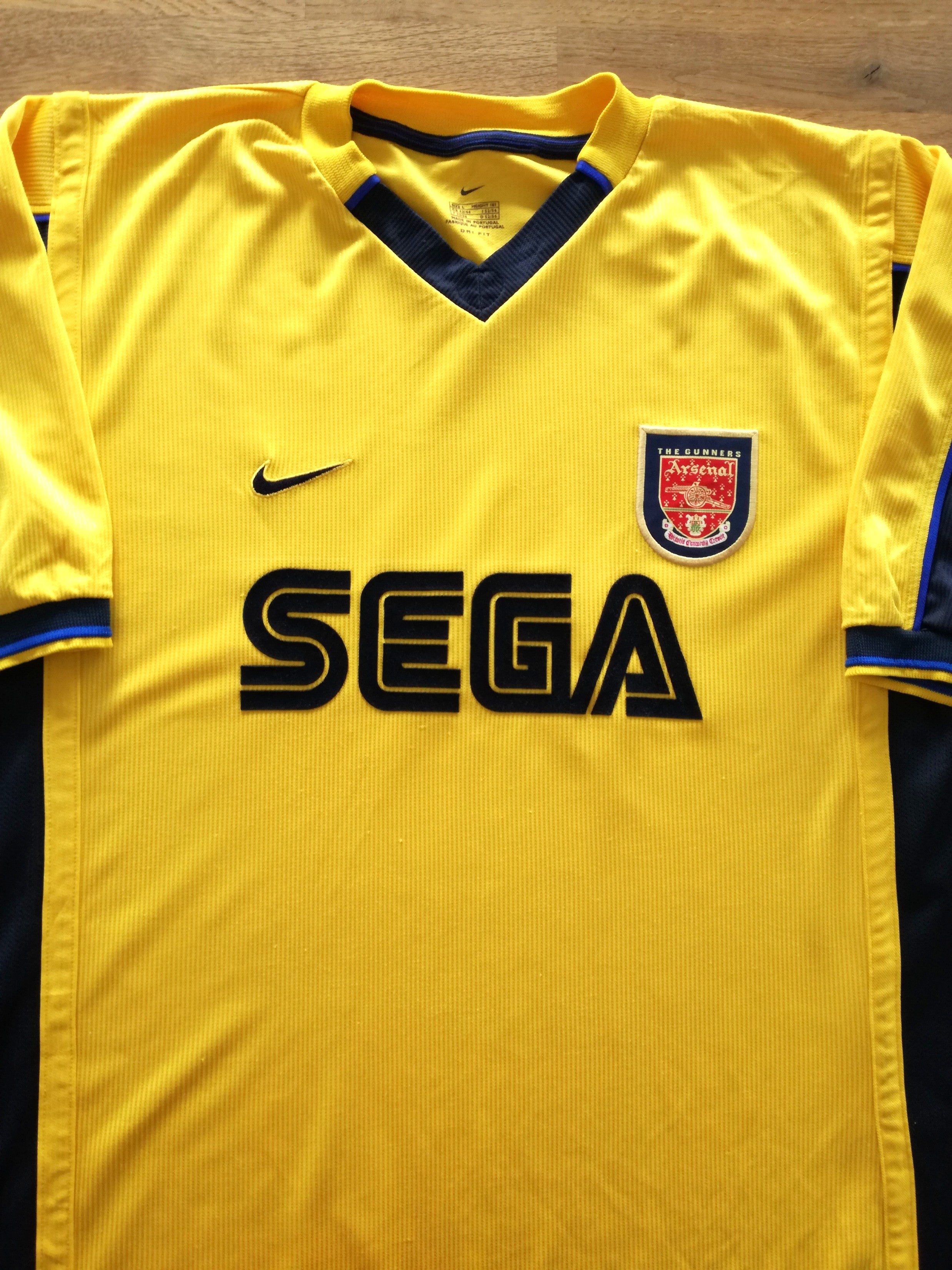 1999/00 Arsenal Away Football Shirt (L)