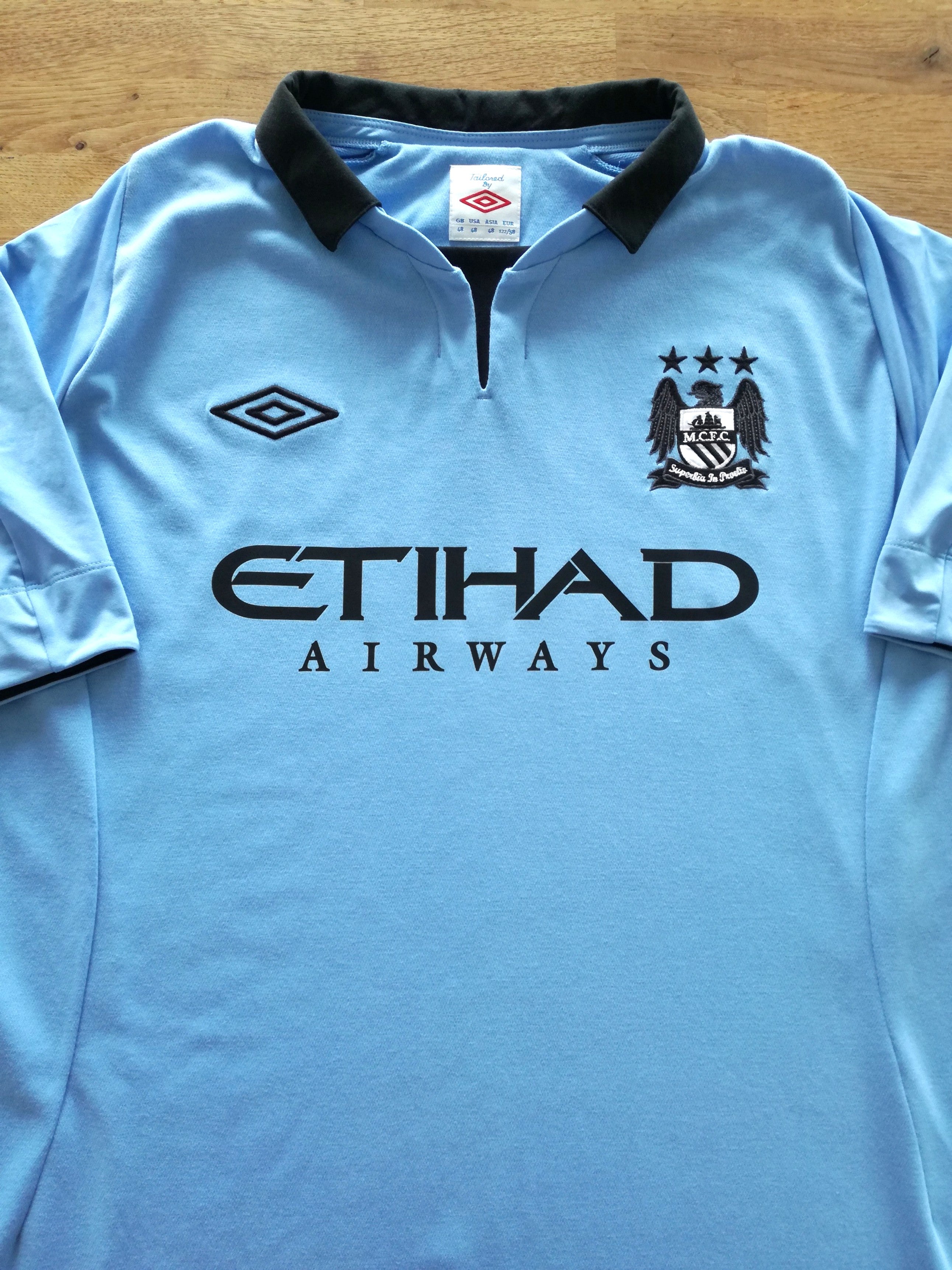 2012/13 Man City Home Football Shirt