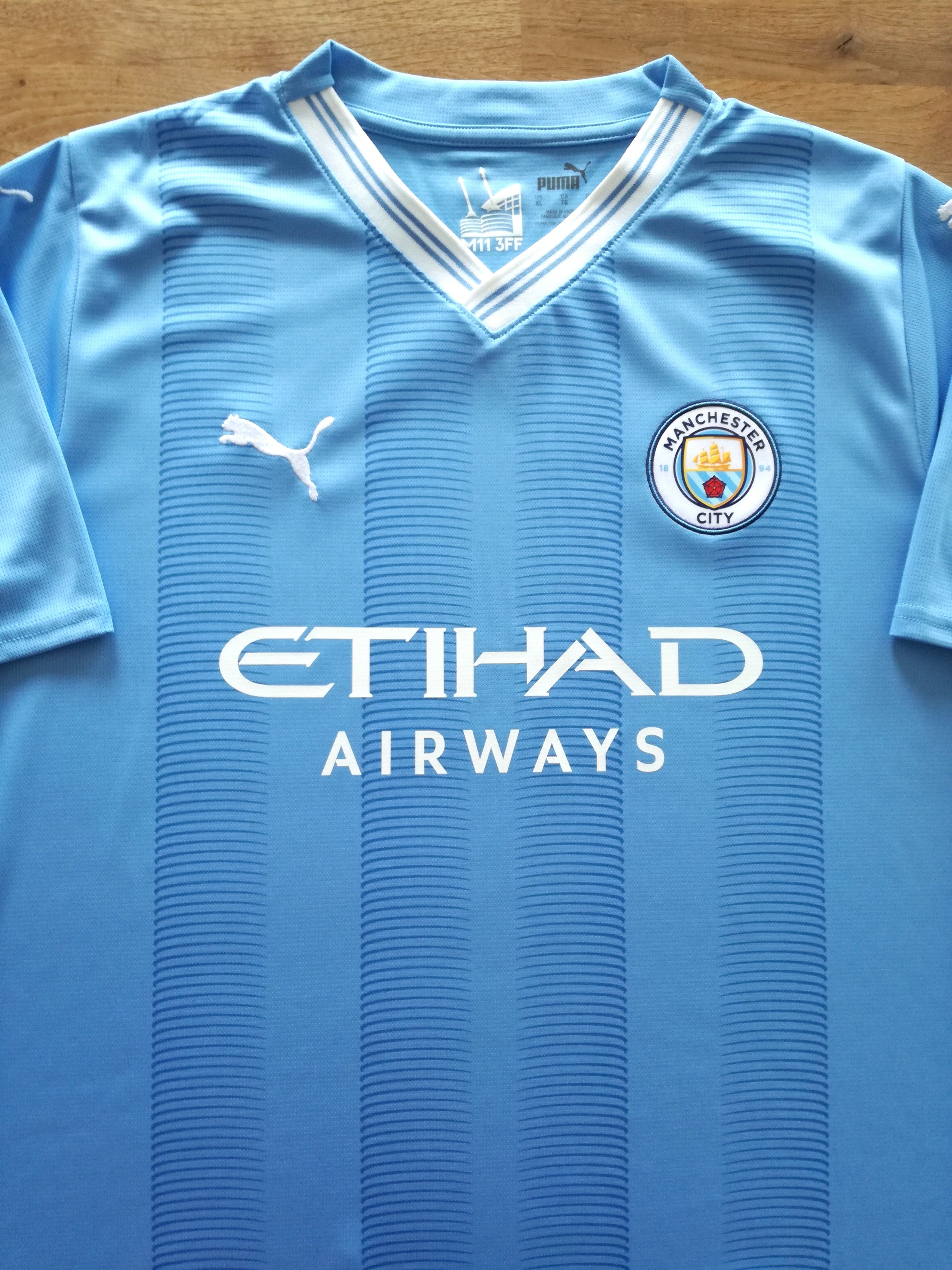 2023/24 Man City Home Football Shirt