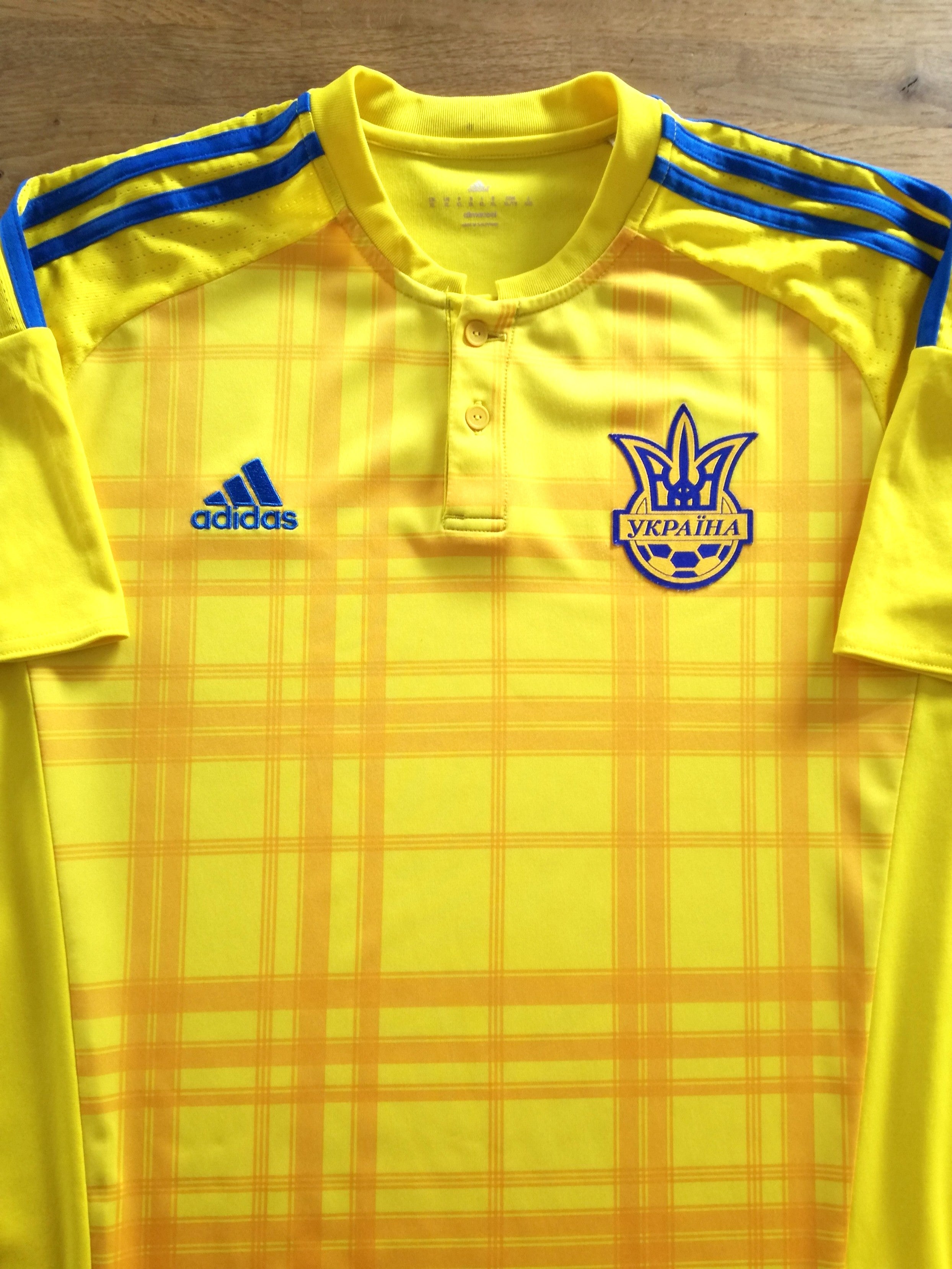 2016/17 Ukraine Home Football Shirt