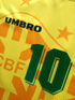1993/94 Brazil Home Football Shirt Raí #10 (L)