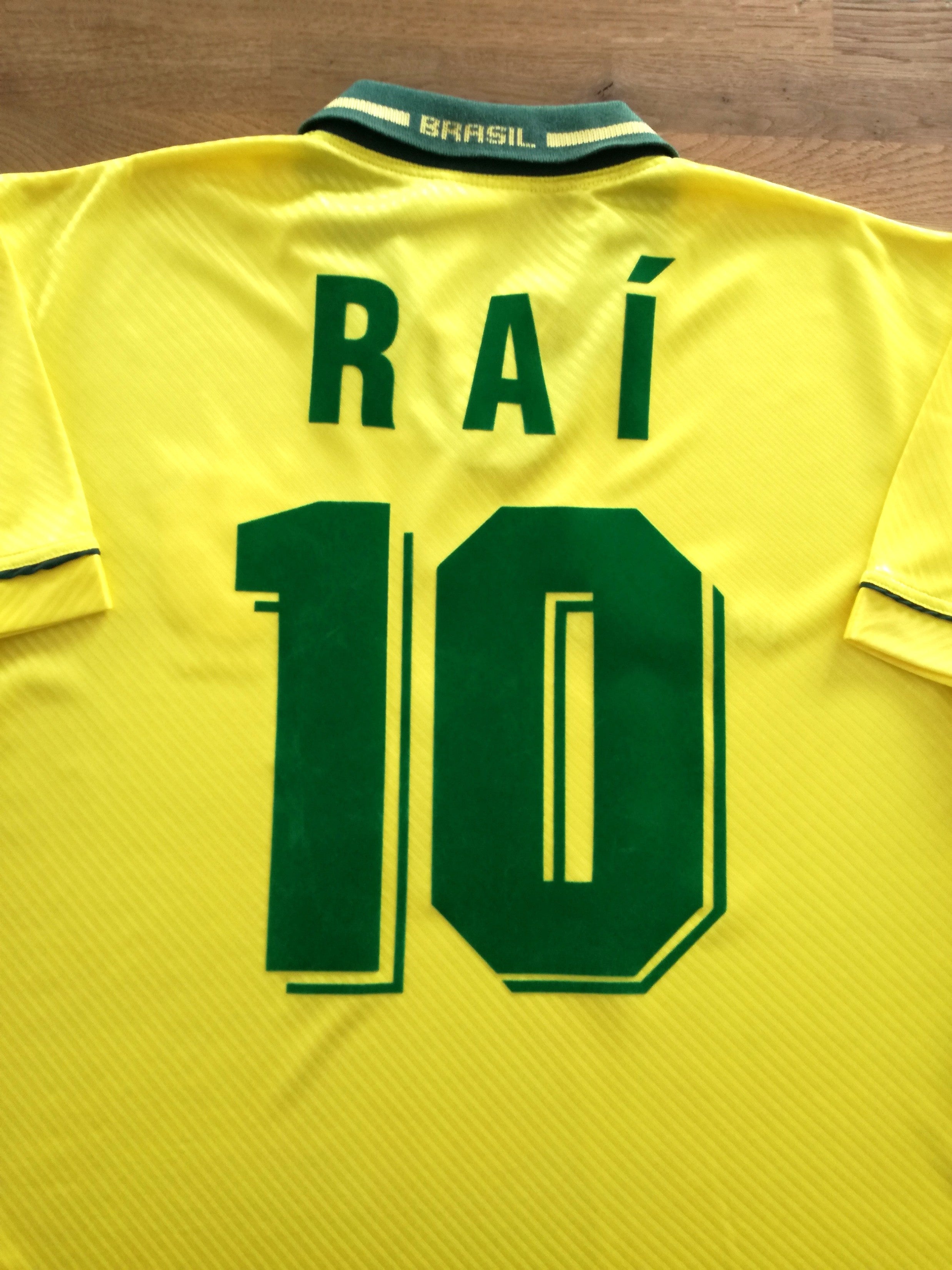 1993/94 Brazil Home Football Shirt Raí #10