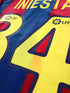 2002/03 Barcelona Home La Liga Player Issue Football Shirt Iniesta #34 (S)