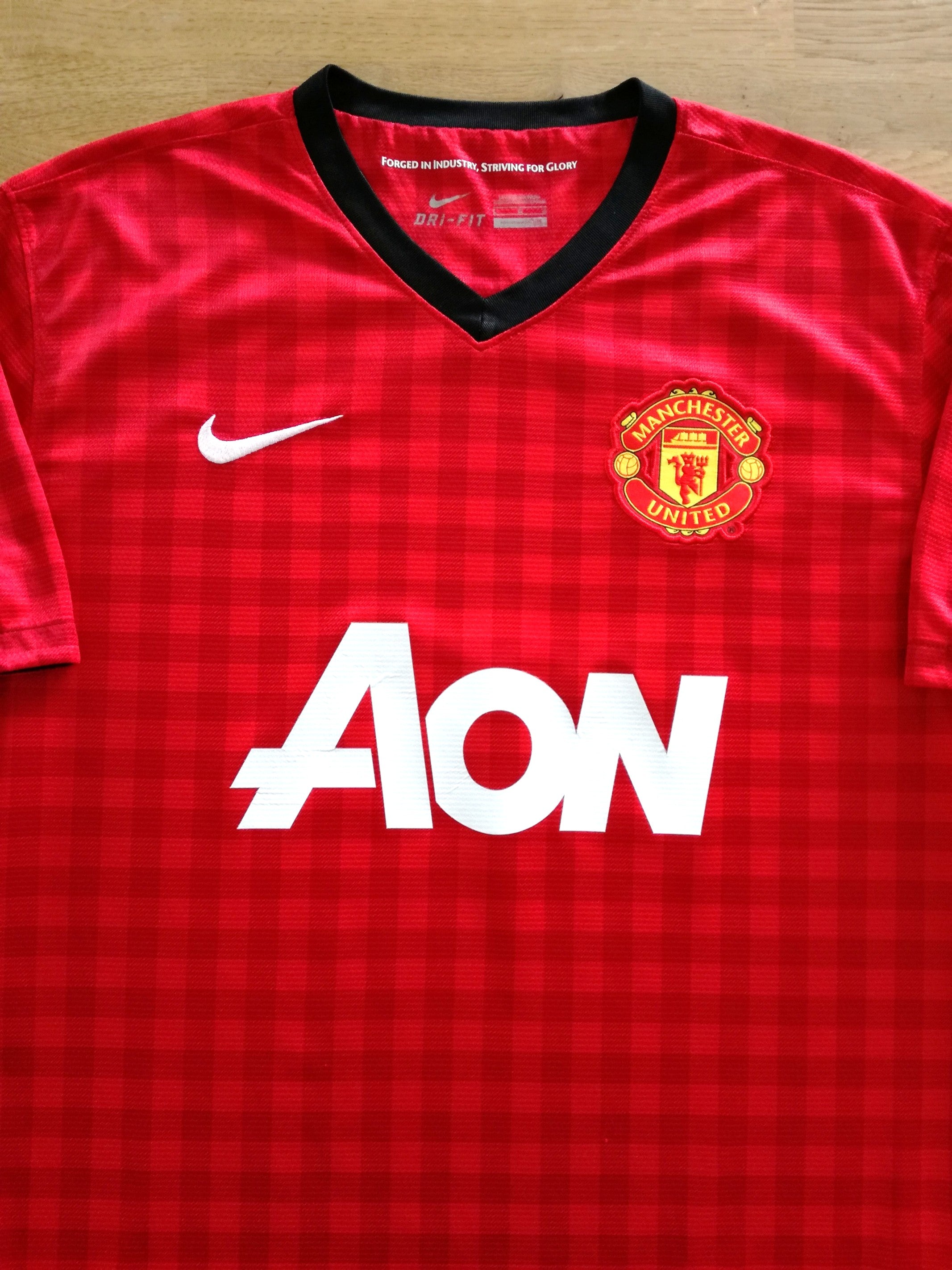 2012/13 Man Utd Home Football Shirt