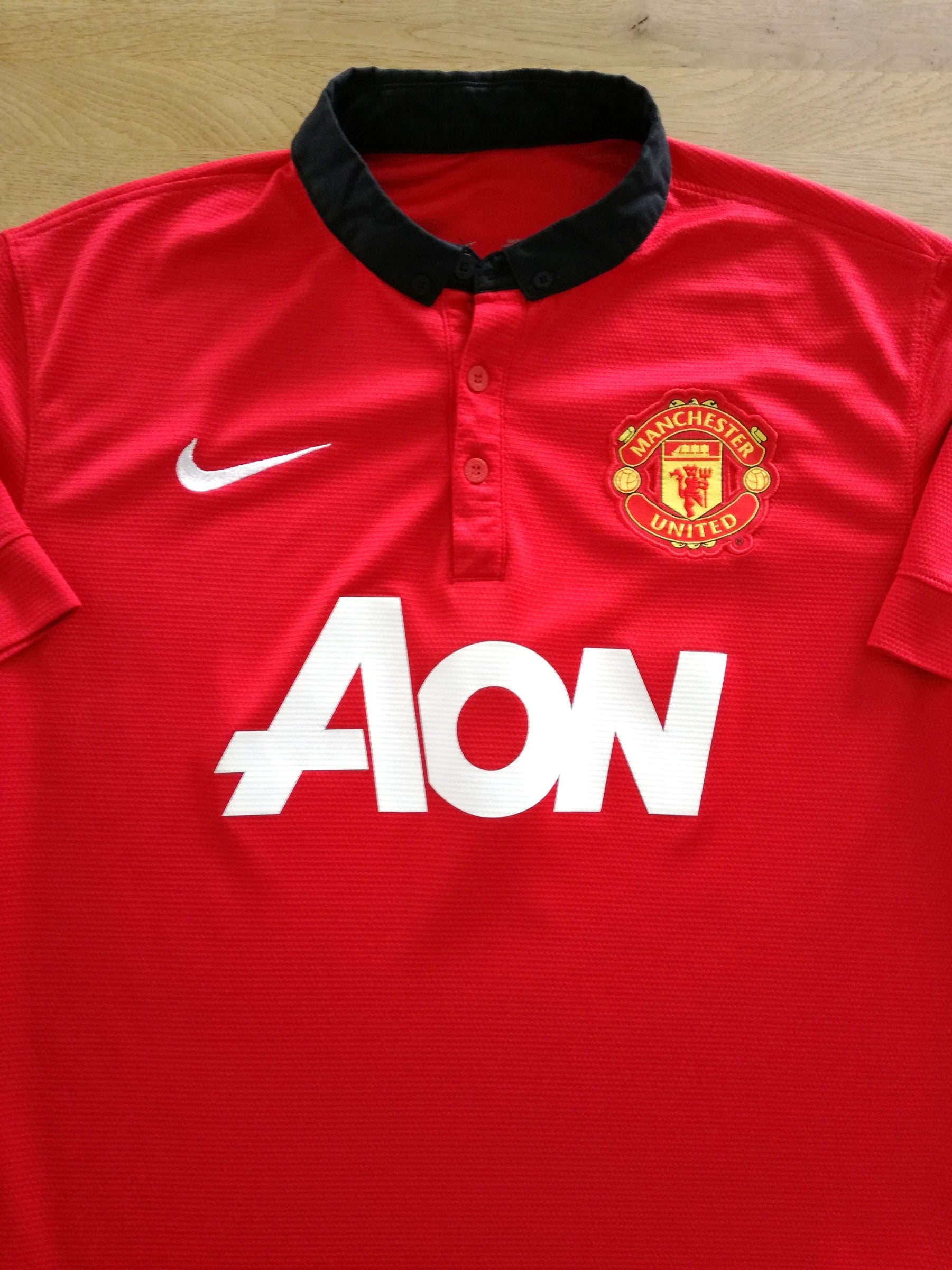 2013/14 Man Utd Home Football Shirt