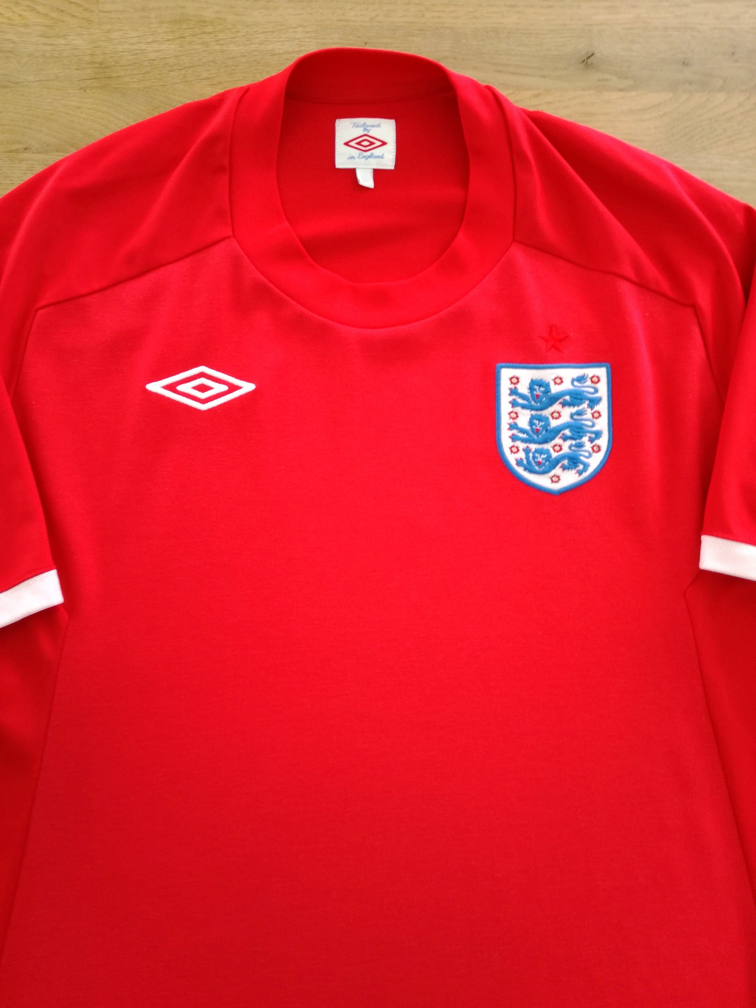 2010/11 England Away Football Shirt