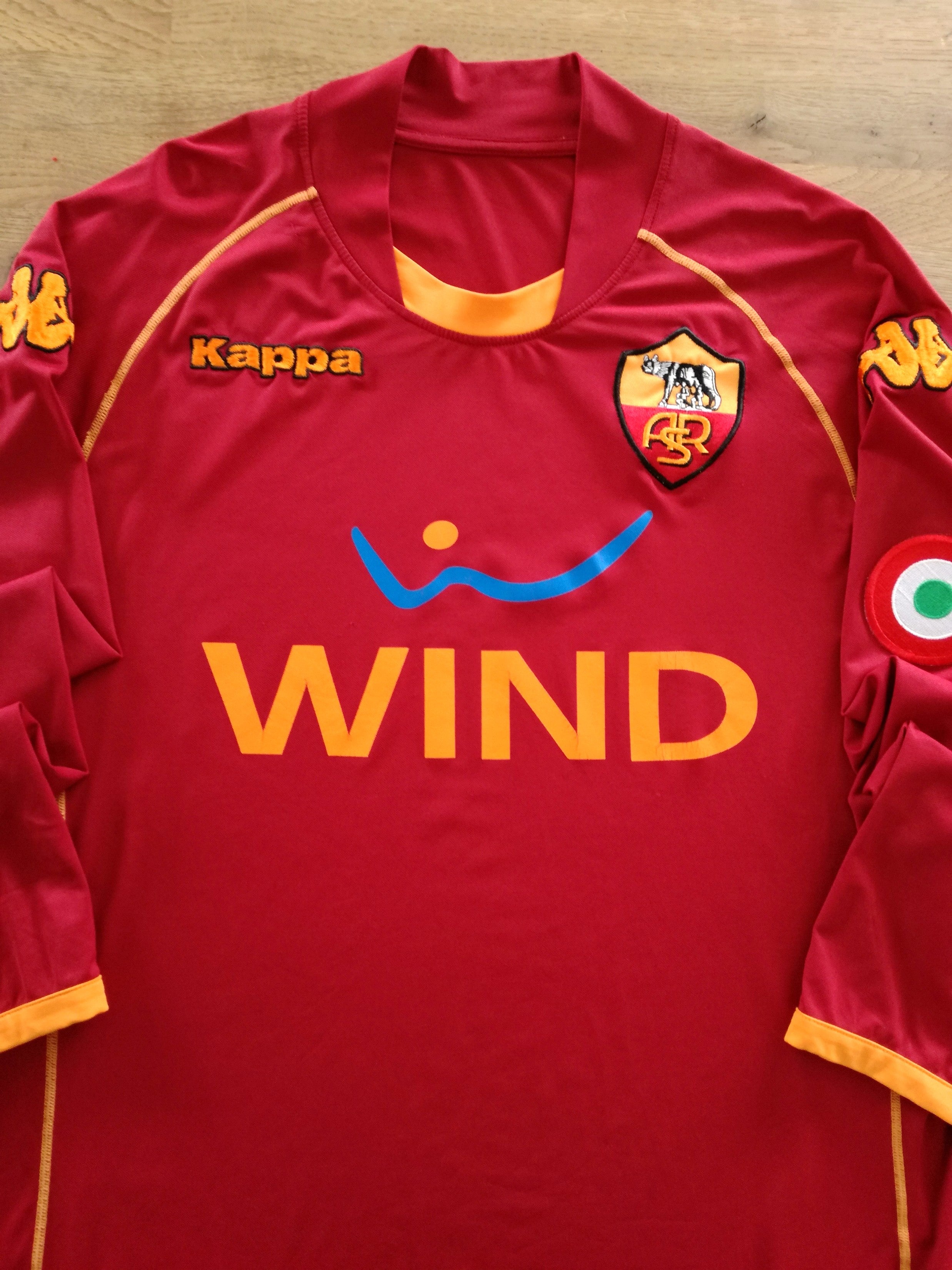 2008/09 Roma Home Long Sleeve Football Shirt