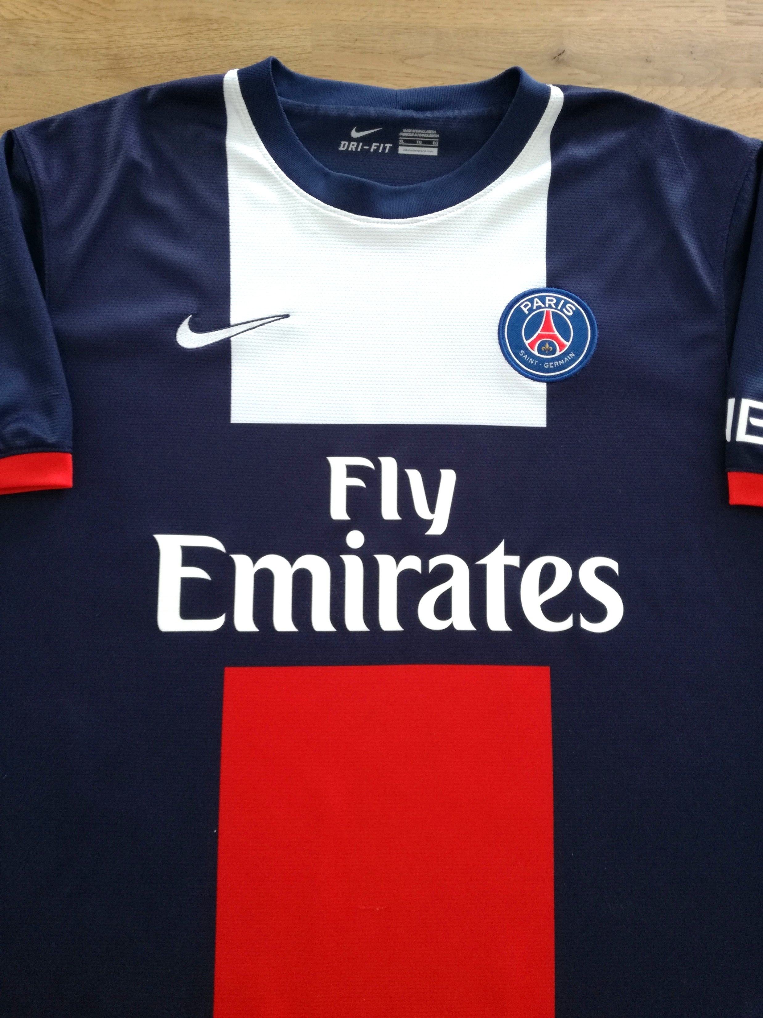 2013/14 PSG Home Football Shirt