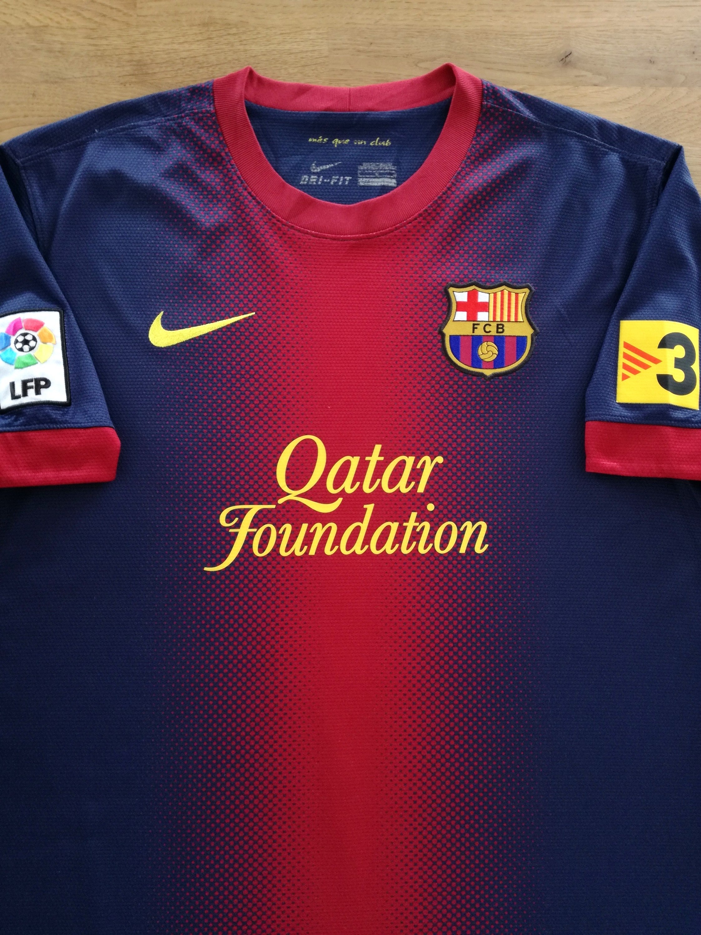 2012/13 Barcelona Home La Liga Football Shirt