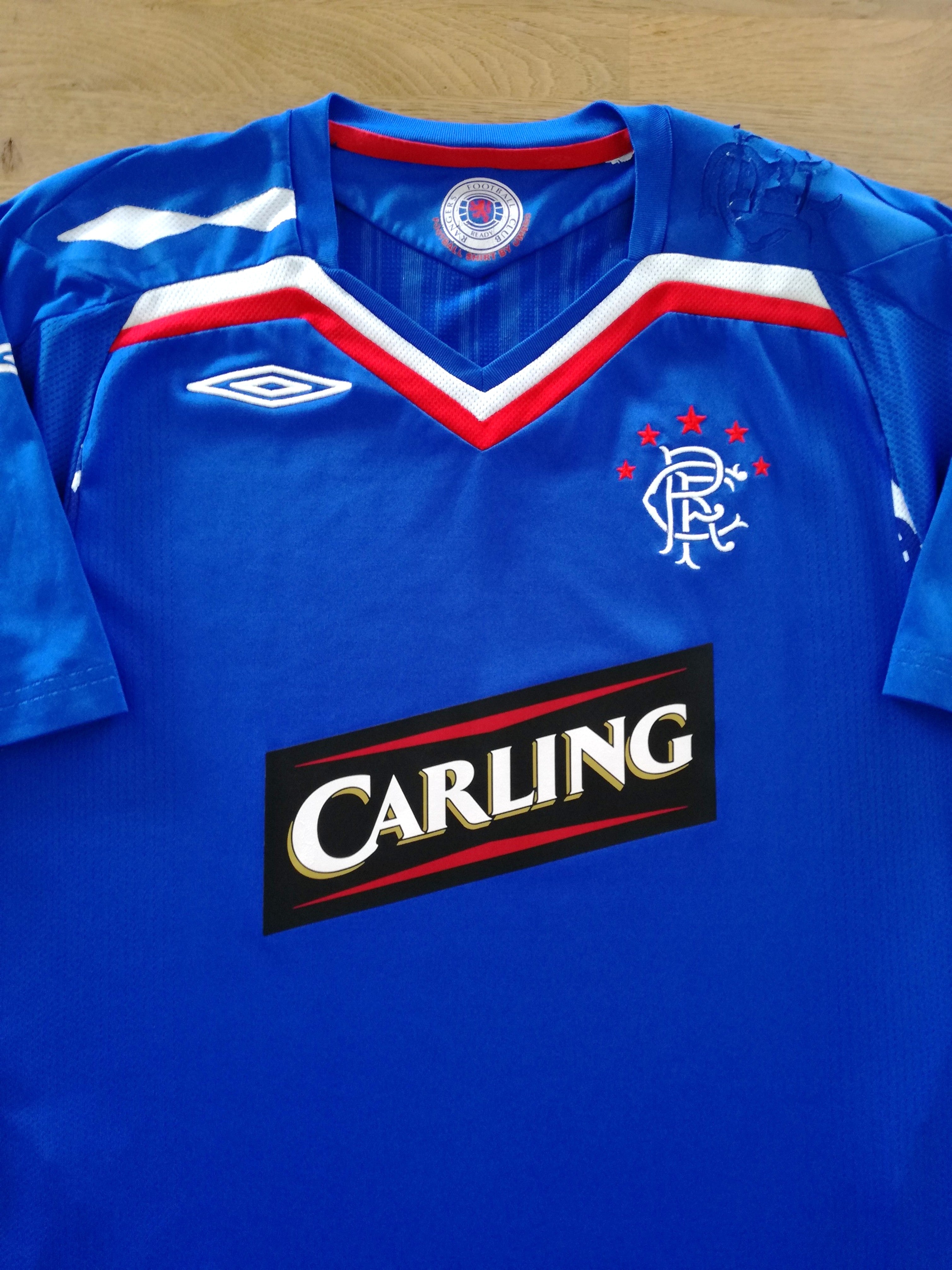 2007/08 Rangers Home Football Shirt