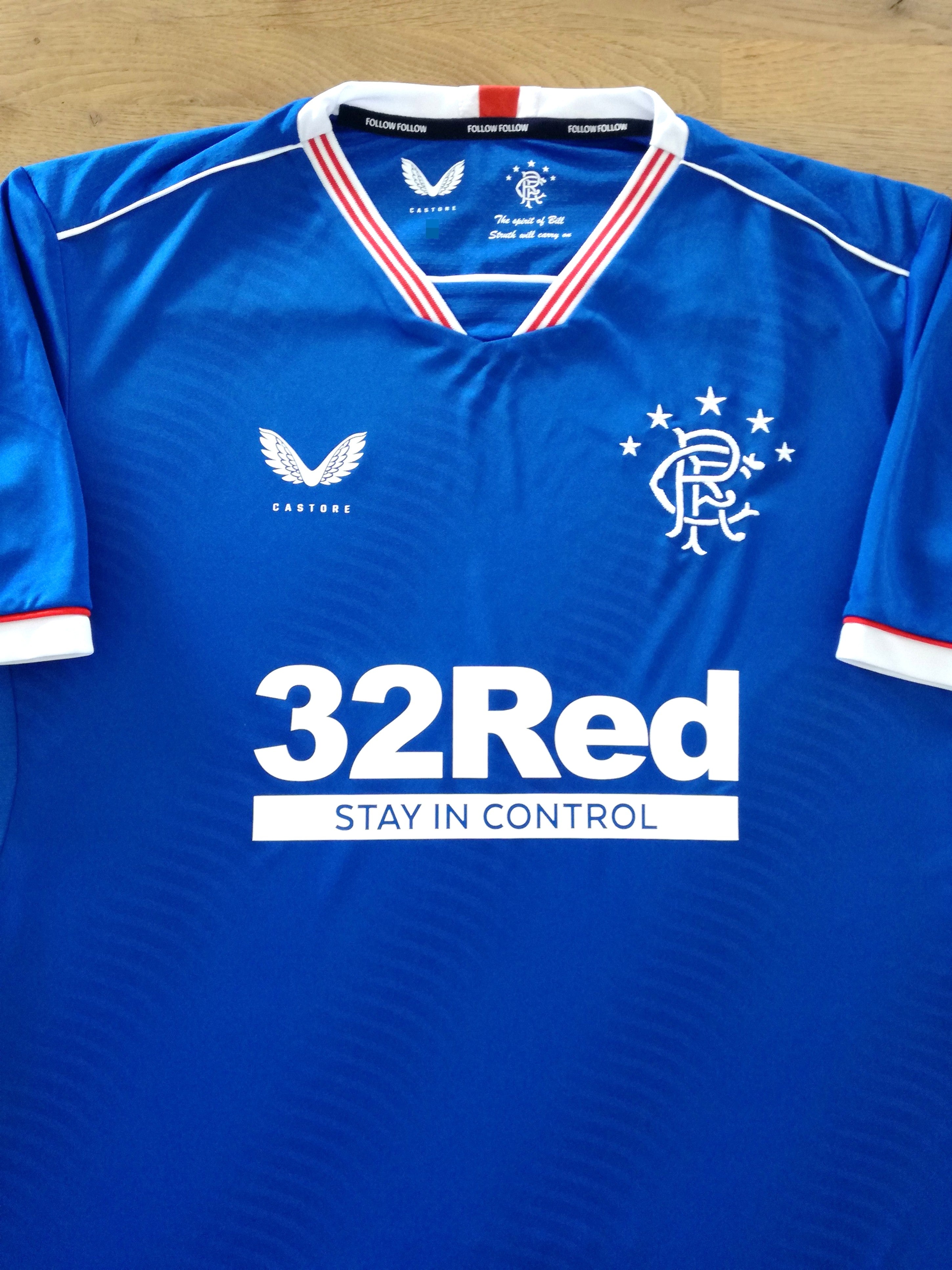 2020/21 Rangers Home Football Shirt