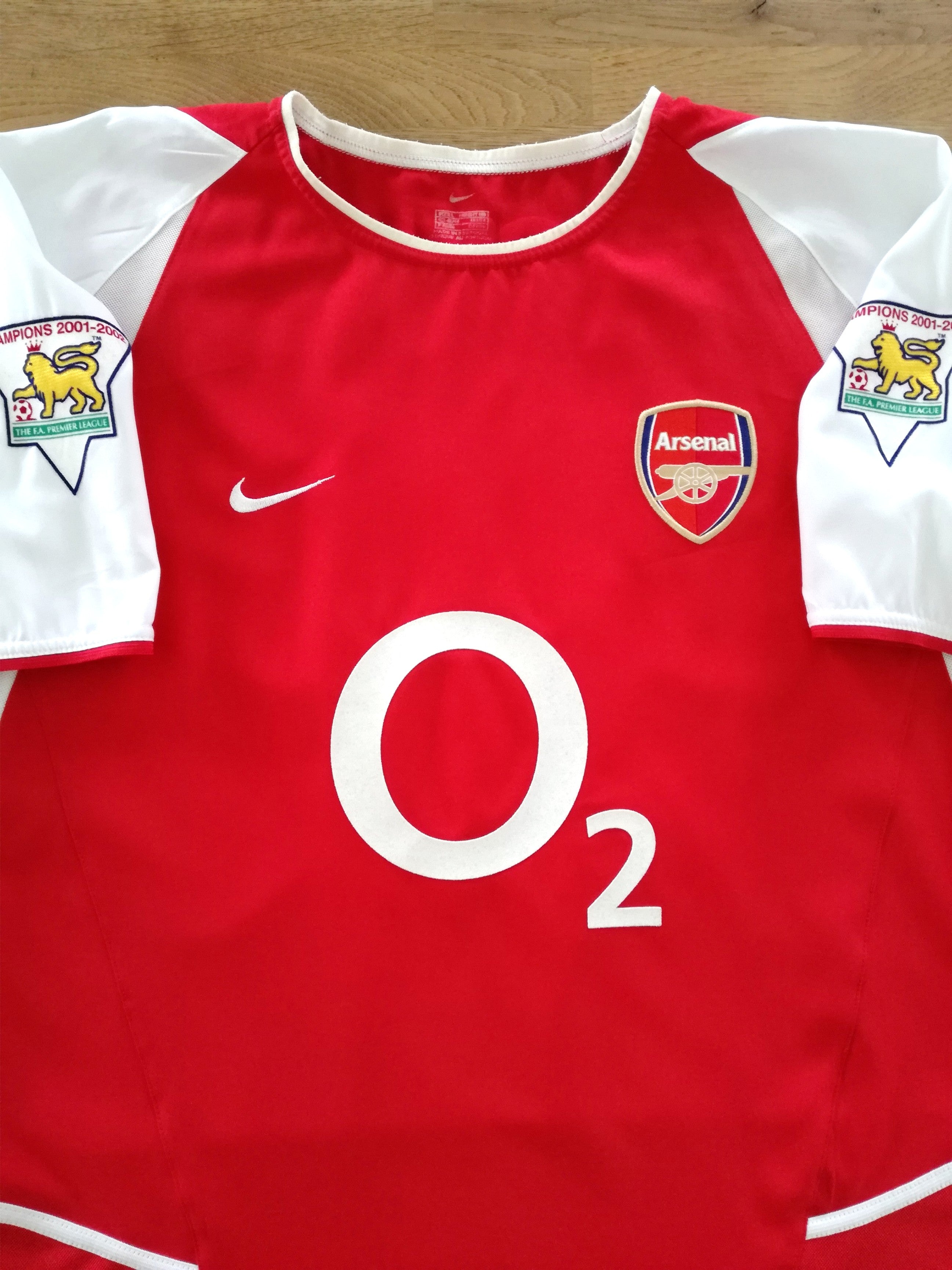 2002/03 Arsenal Home Premier League Football Shirt