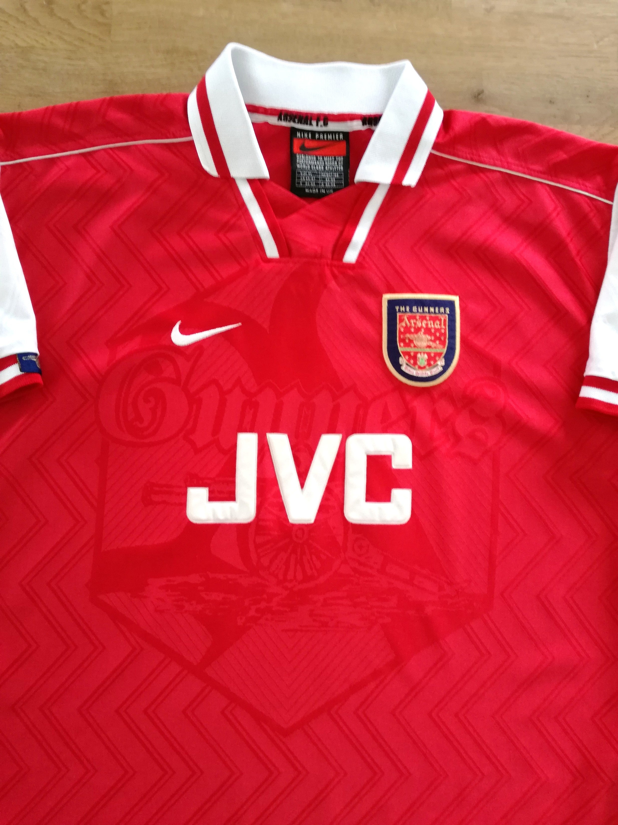 1996/97 Arsenal Home Football Shirt