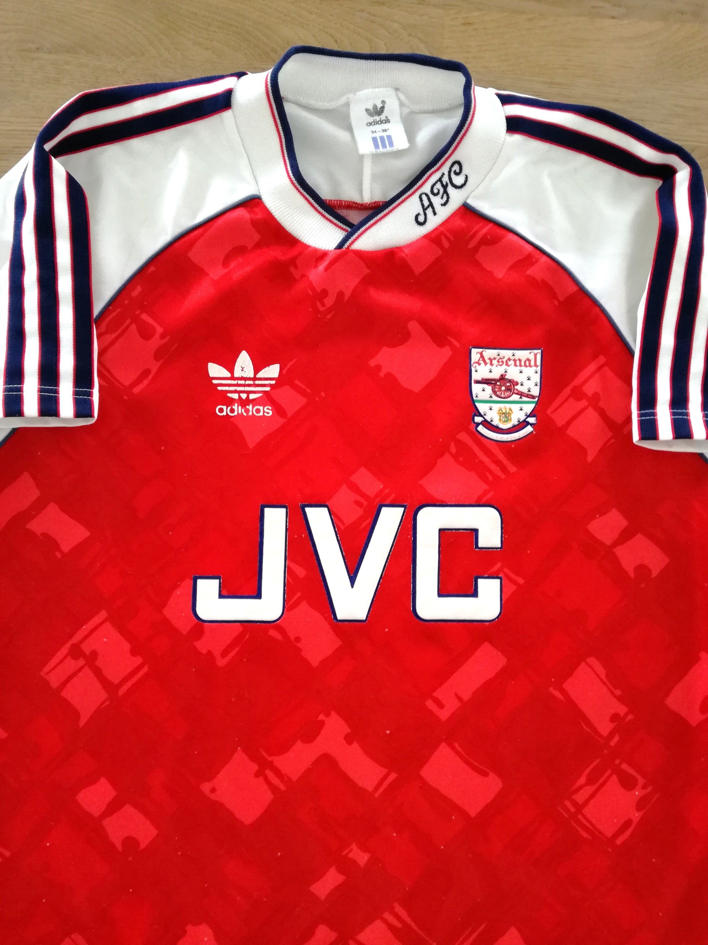 1990/91 Arsenal Home Football Shirt
