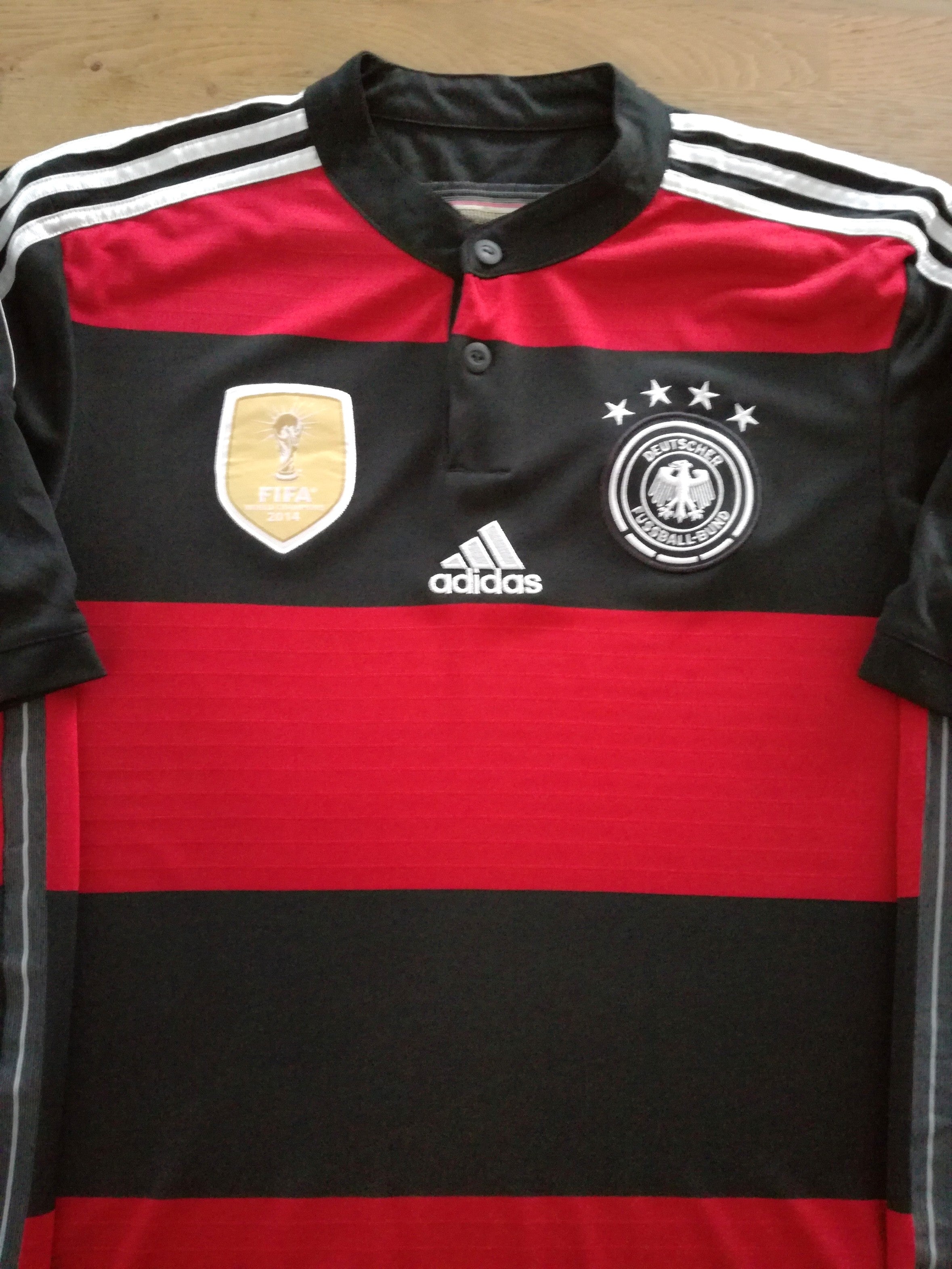 2014/15 Germany Away World Champions Football Shirt
