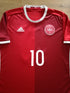 2015/16 Denmark Home Football Shirt Eriksen #10 (L)