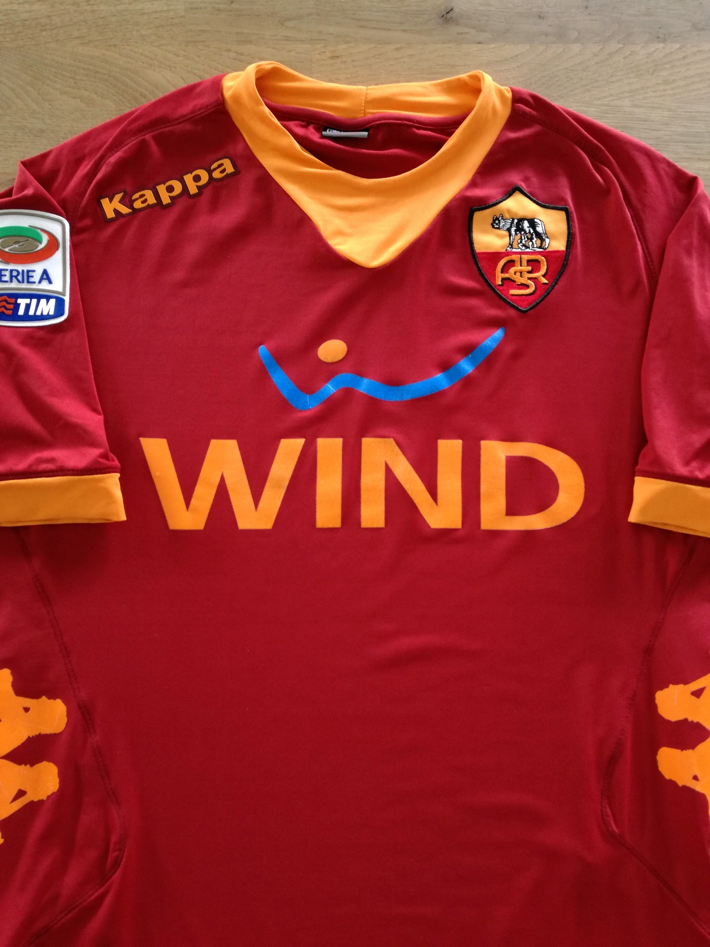 2011/12 Roma Home Serie A Football Shirt