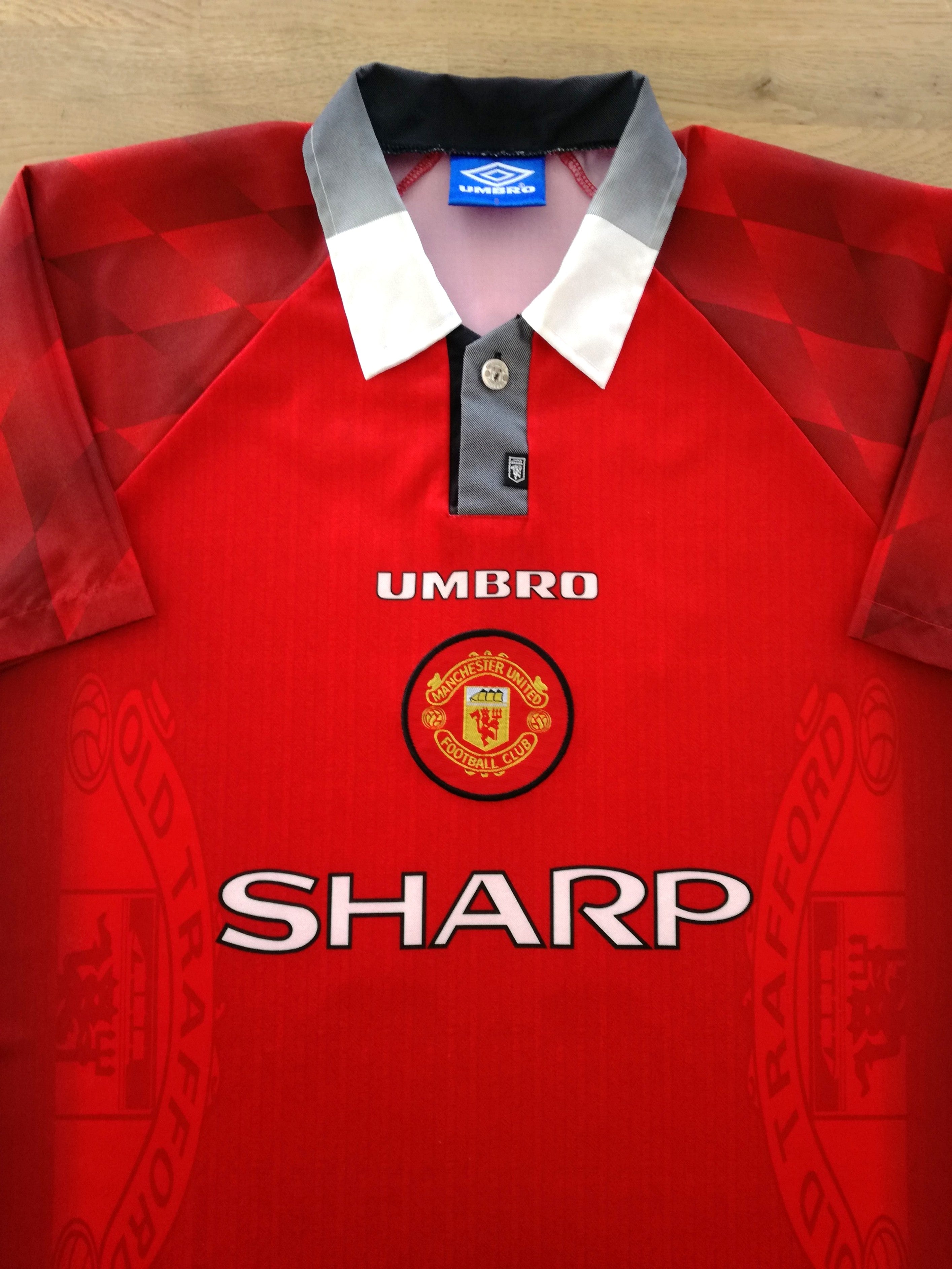 1996/97 Man Utd Home Football Shirt