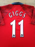 1997/98 Man Utd Home Premier League Football Shirt Giggs #11