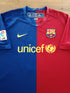 2008/09 Barcelona Home La Liga Football Shirt