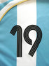 2006 Argentina Home World Cup Formotion Football Shirt Messi #19 (XL)