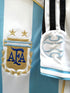 2006 Argentina Home World Cup Formotion Football Shirt Messi #19 (XL)