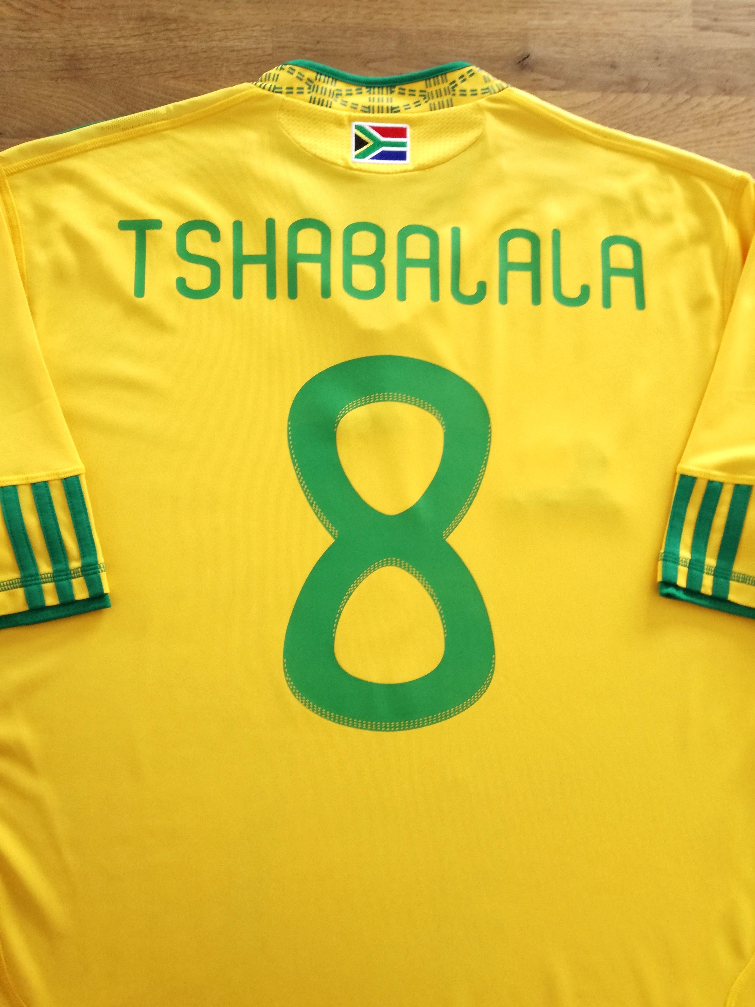 2009/10 South Africa Home Football Shirt Tshabalala #8