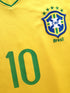 2008/09 Brazil Home Football Shirt Ronaldinho #10 (XL)